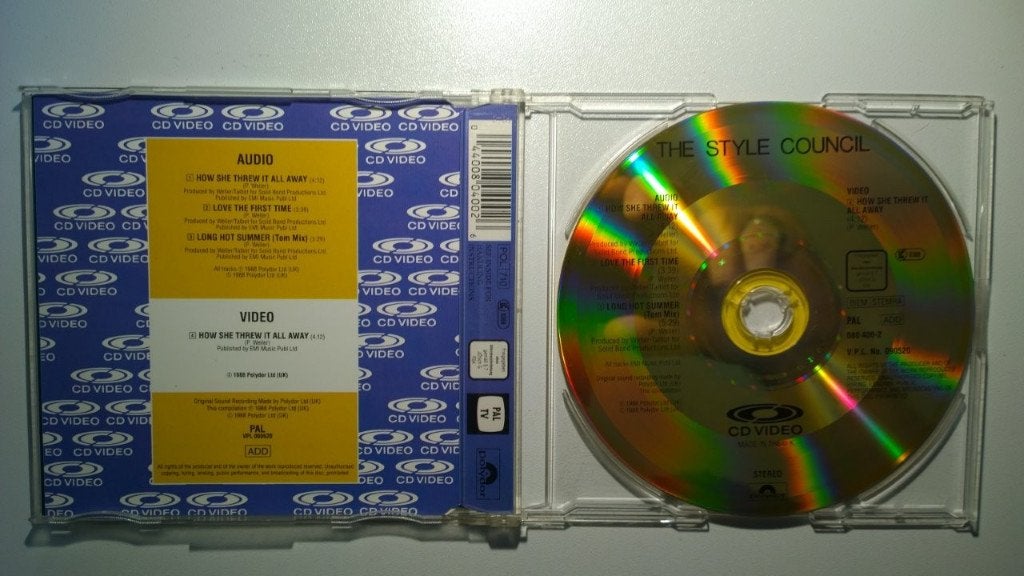 The Style Council - How She Threw It All Away (CD Video), Ophalen of Verzenden, Zo goed als nieuw, Pop