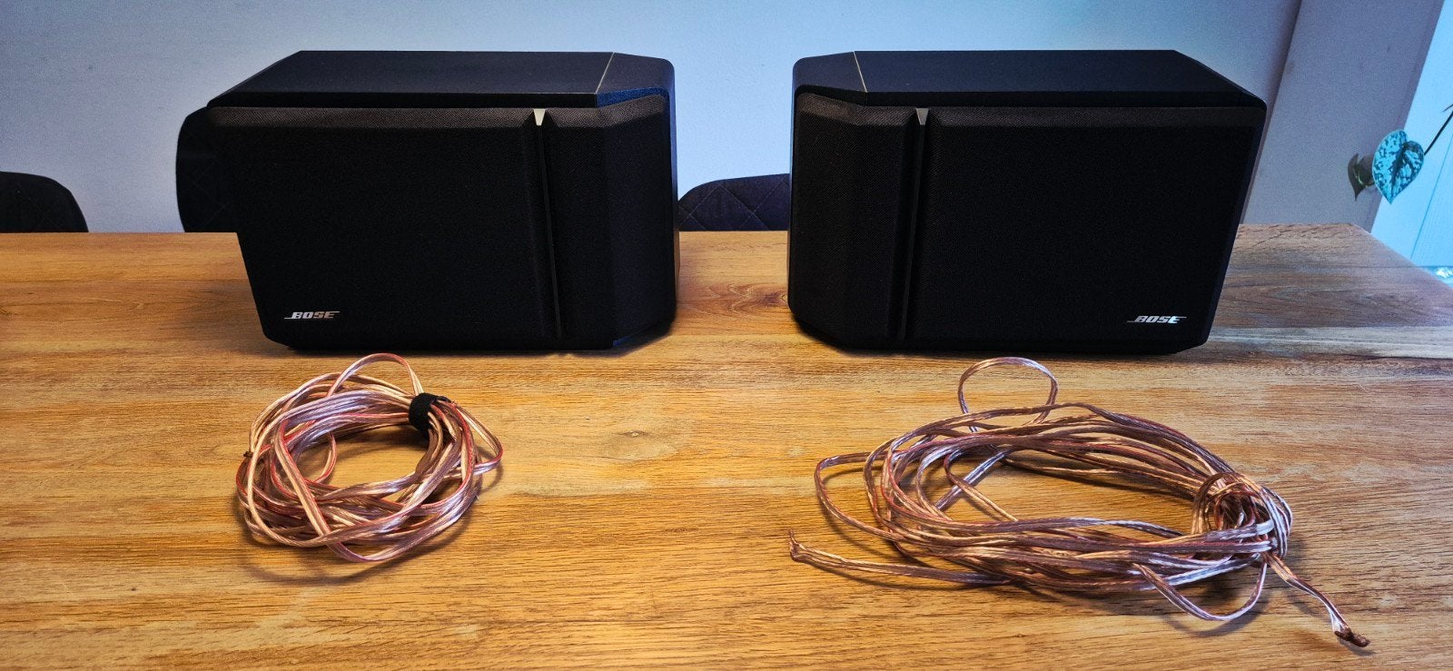 Bose 201 Series IV speakerset (zwart) met 2x5mtr koperdraad, Audio, Tv en Foto, Luidsprekers, Ophalen, Stereo speakers, Gebruikt