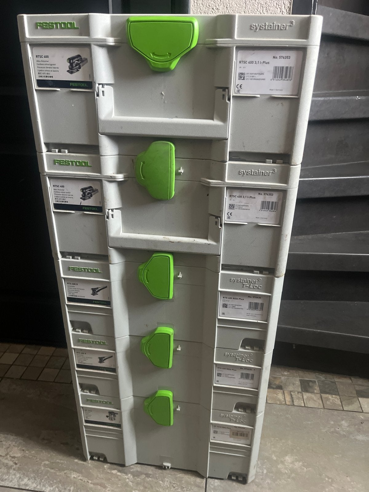 5 festool koffers, Doe-het-zelf en Verbouw, Gereedschap | Handgereedschap, Ophalen, Gebruikt