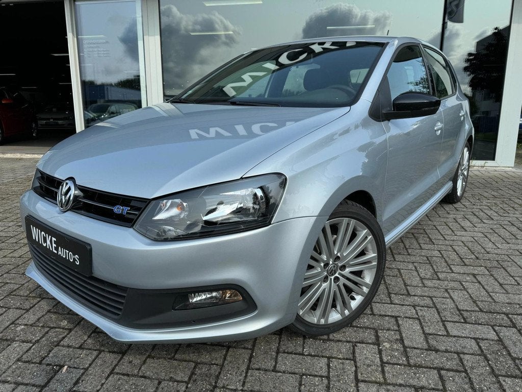 Volkswagen Polo 1.4 TSI BlueGT 140 PK DSG Navigatie Leder al, Auto's, Volkswagen, Gebruikt, 4 cilinders, Electronic Stability Program (ESP)