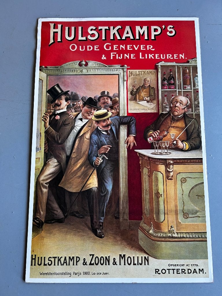 3x Posters Hulstkamp & Zoon & Molijn, Ophalen of Verzenden, Zo goed als nieuw, Reclamebord