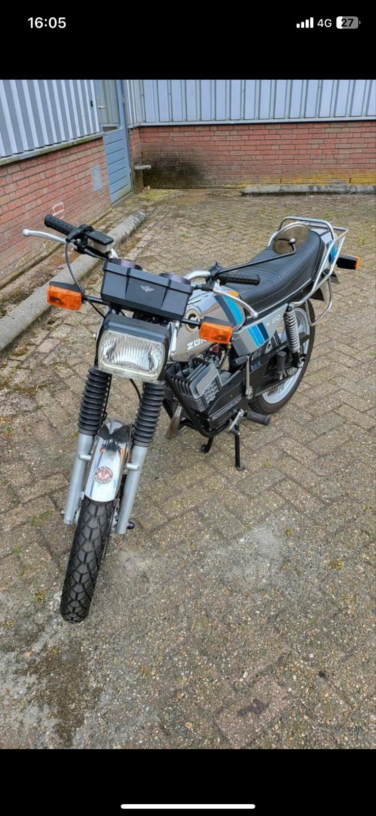 Prachtige Zundapp 80 cc met motor kenteken., Fietsen en Brommers, Zo goed als nieuw, 80 cc, 5 versnellingen, Ophalen