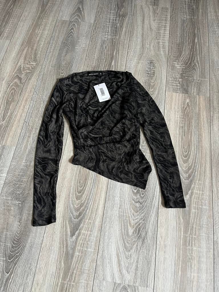 Guts & Gusto top, Zwart, Nieuw, Ophalen of Verzenden, Lange mouw