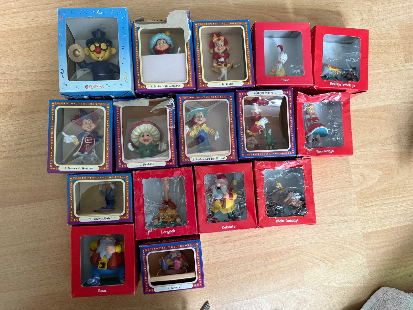 Grote collectie Efteling poppetjes - diverse figuren, Ophalen, Zo goed als nieuw, Beeldje of Poppetje