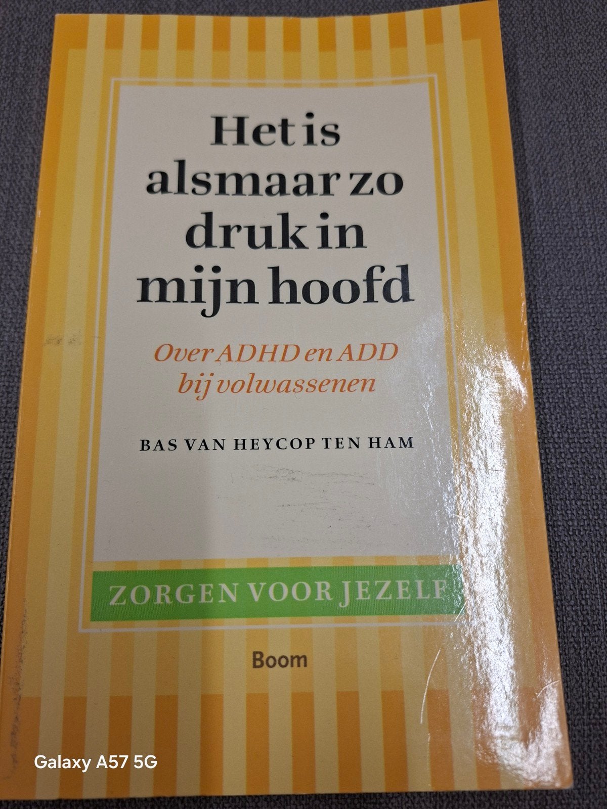 Het is alsmaar zo druk in mijn hoofd - ADHD/ADD volwassenen, Boeken, Ophalen, Zo goed als nieuw, Overige onderwerpen, Bas van Heycop ten Ham