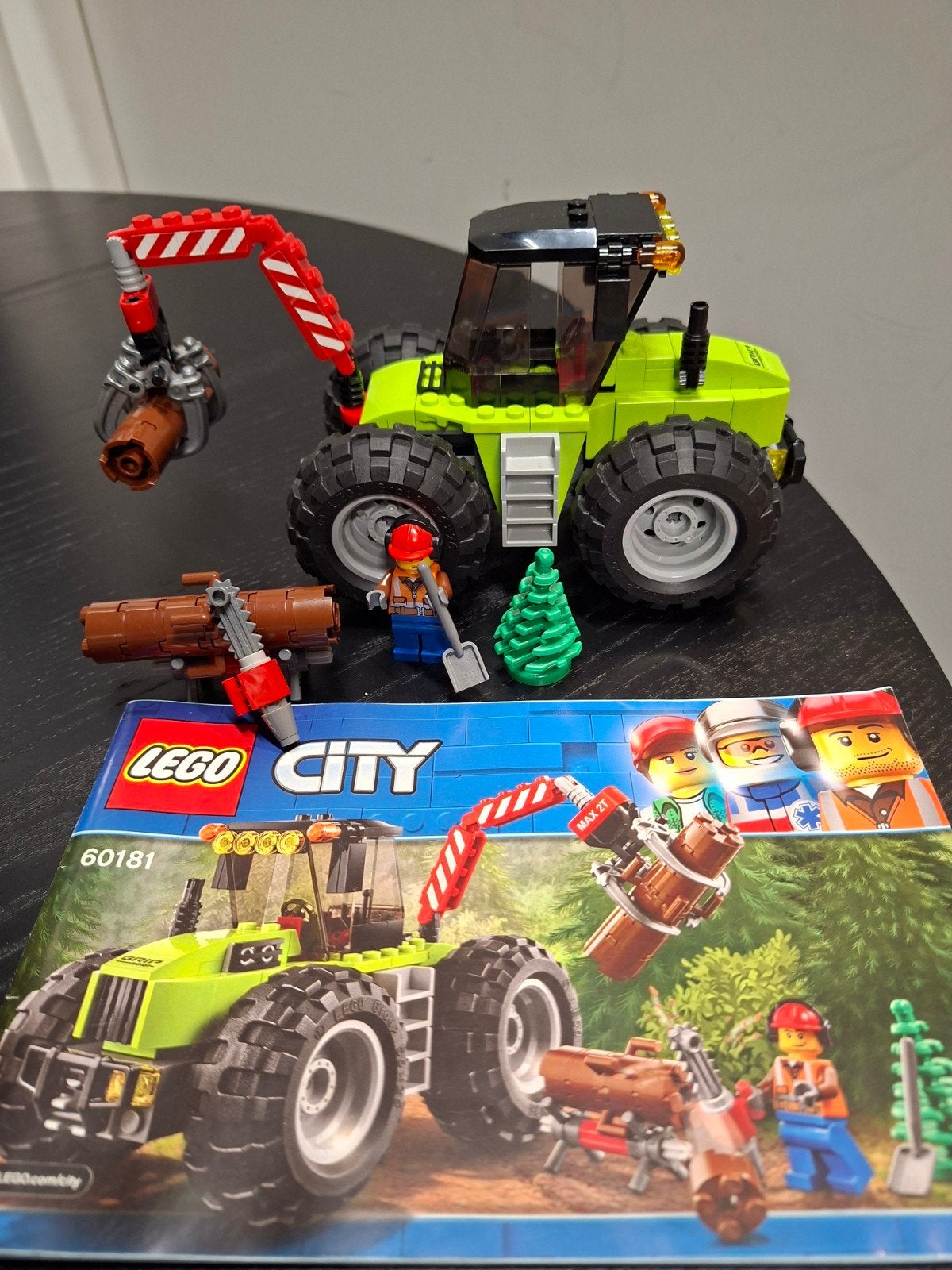 Lego City 60181 Bosbouwtractor met minifiguur, Lego, Ophalen of Verzenden, Inclusief instructies, Complete set