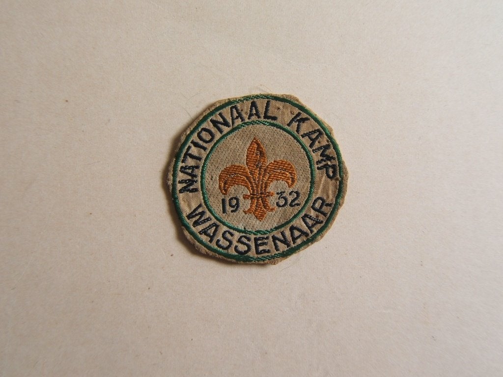scouting Nationaal kamp 1932 in geode staat, Verzamelen, Scouting, Ophalen of Verzenden, Gebruikt, Embleem, Speld of Insigne