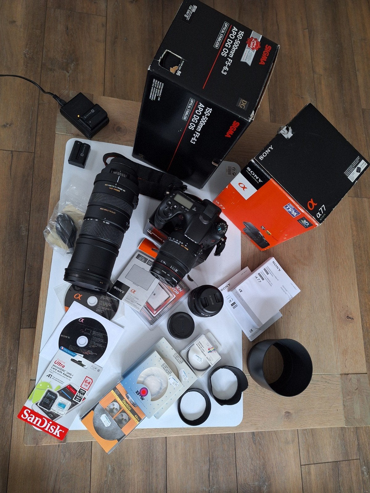 Complete Sony fotografie uitrusting met Sigma lenzen, Sony, Camera, Ophalen of Verzenden