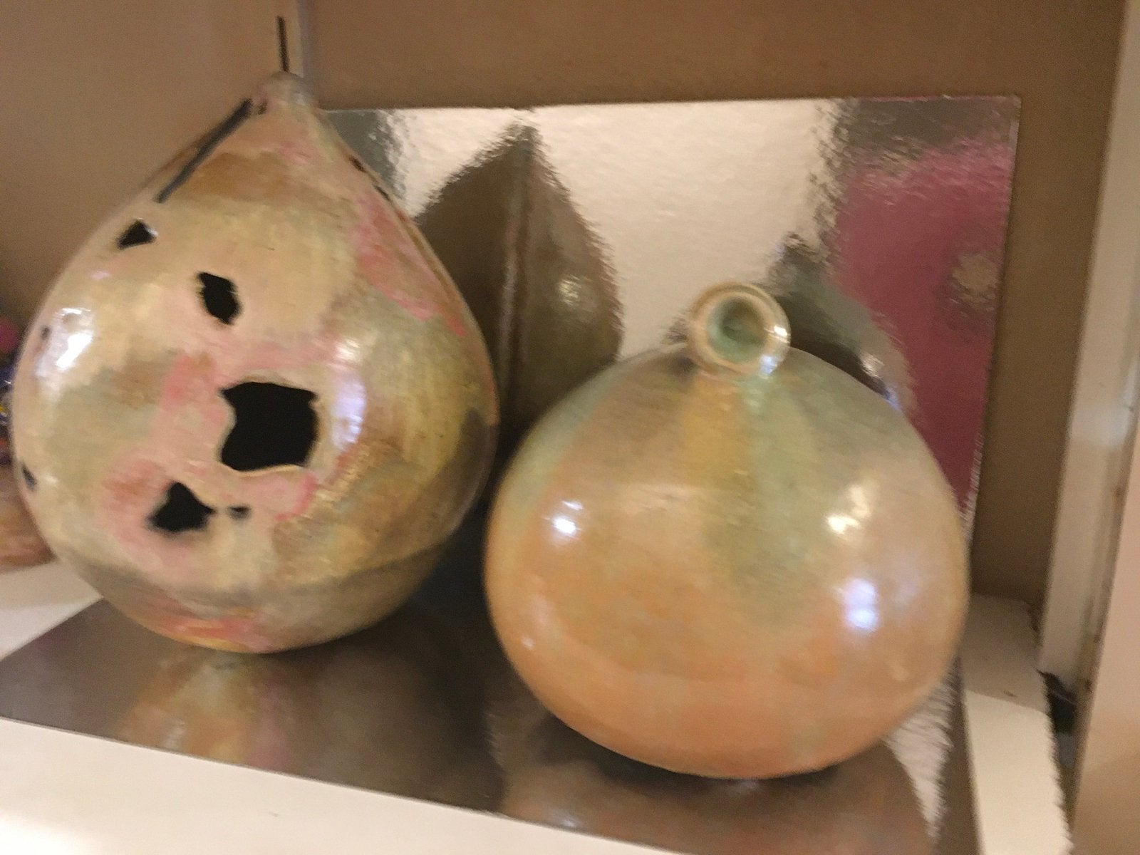 Te koop 4 keramieken objecten, Antiek en Kunst, Antiek | Keramiek en Aardewerk, Ophalen