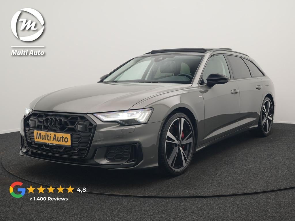 Audi A6 Avant 55 TFSI e Quattro Facelift S Line Competition, Auto's, Audi, Automaat, Gebruikt, Zwart, 4 cilinders
