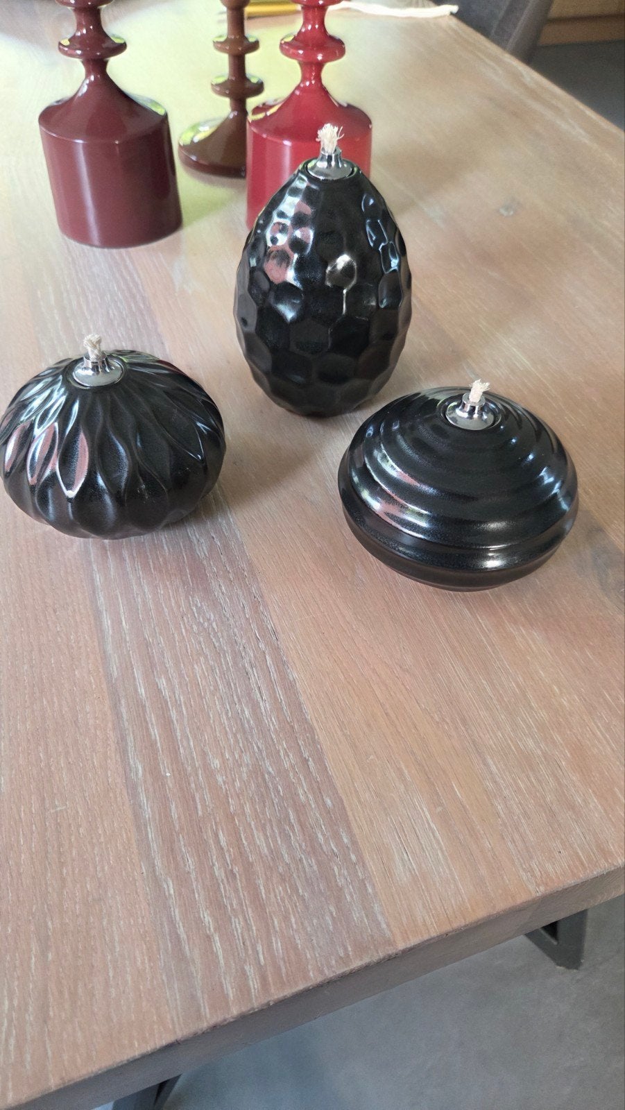 Riverdale olielampen set van 3 - Zwart, Riverdale, Zwart, Ophalen of Verzenden, Zo goed als nieuw