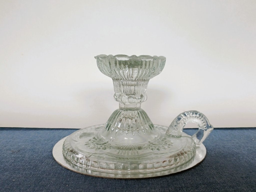 Blaker Persglas Art Deco, Antiek en Kunst, Antiek | Kandelaars, Ophalen of Verzenden, Glas