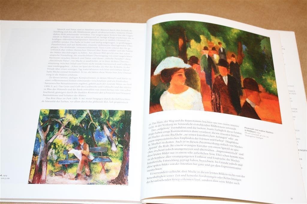 Boek over de werken van August Macke., Ophalen of Verzenden, Gelezen