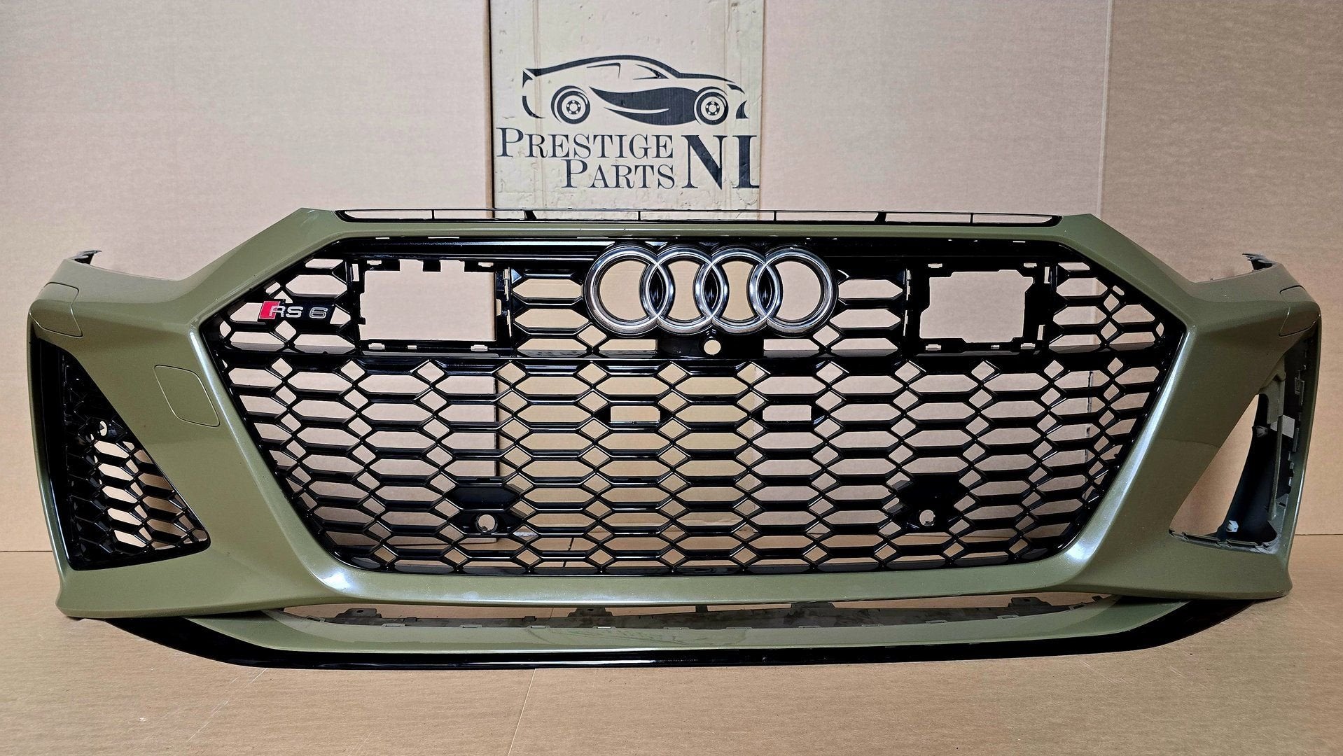 Voorbumper Audi A6 C8 4K RS6 RS 6xPDC KLS ORIGINEEL BUMPER, Auto-onderdelen, Carrosserie en Plaatwerk, Bumper, Audi, Voor, Gebruikt
