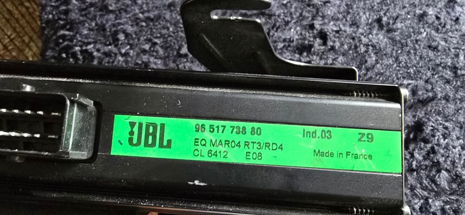 Originele Peugeot JBL Versterker - 96 517 738 80, Auto diversen, Autospeakers, Ophalen, Zo goed als nieuw