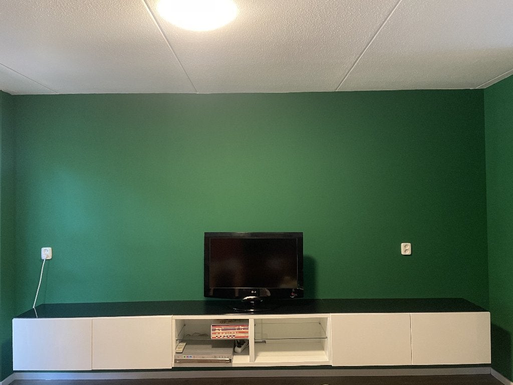 IKEA Basta tv meubel wit zwevend 360x41x39, Ophalen, Gebruikt, 200 cm of meer, Minder dan 100 cm