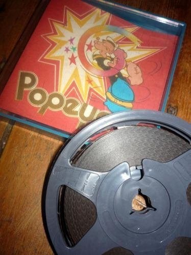 8mm film Popeye "Superman" - zw/w - silent - 60mtr, Audio, Tv en Foto, Filmrollen, Ophalen of Verzenden, 8mm film