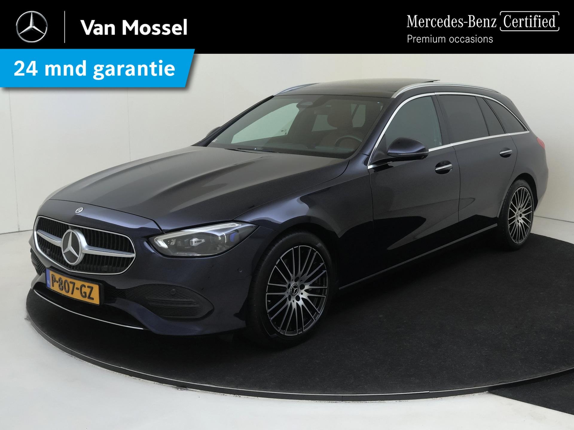 Mercedes-Benz C-klasse Estate 200 Launch Edition Luxury Line, Auto diversen, Automaat, Blauw, Mercedes-Benz, Stationwagon