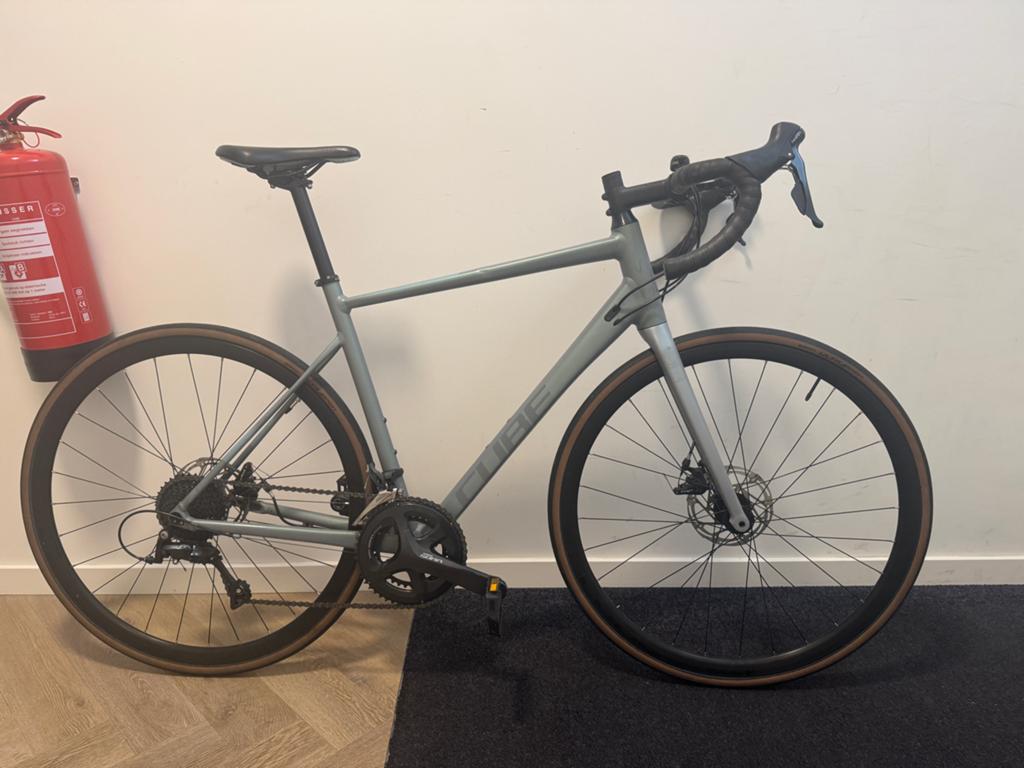 Cube racefiets axial ws pro frame maat 56, Gebruikt, Aluminium, Meer dan 20 versnellingen, 53 tot 57 cm