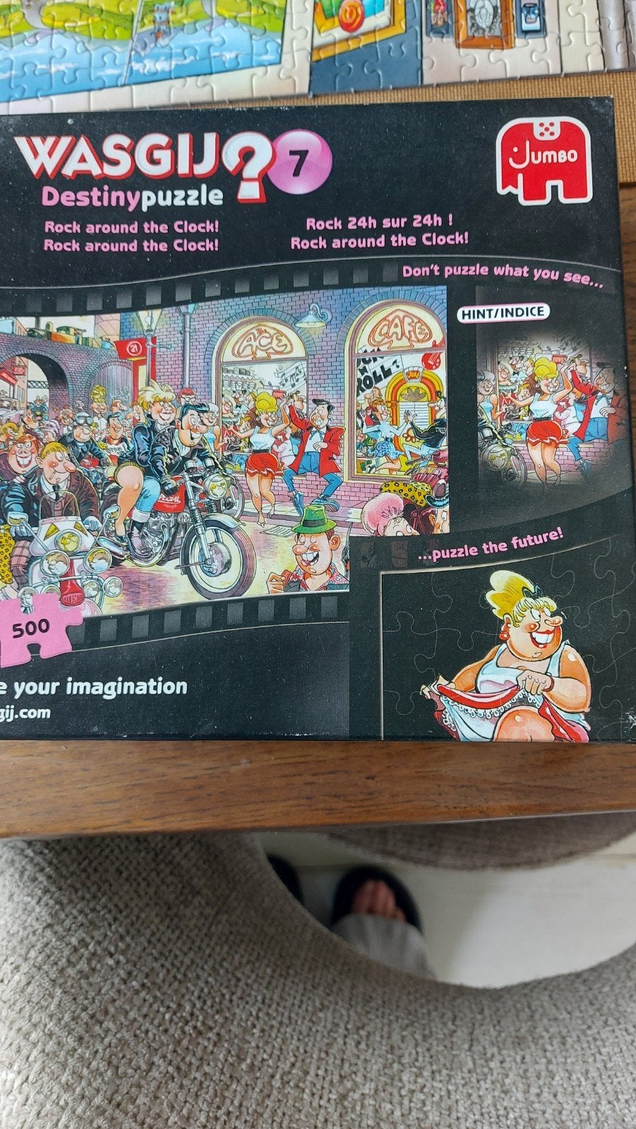 Wasgij puzzel, Hobby en Vrije tijd, Denksport en Puzzels, Ophalen, 500 t/m 1500 stukjes, Zo goed als nieuw