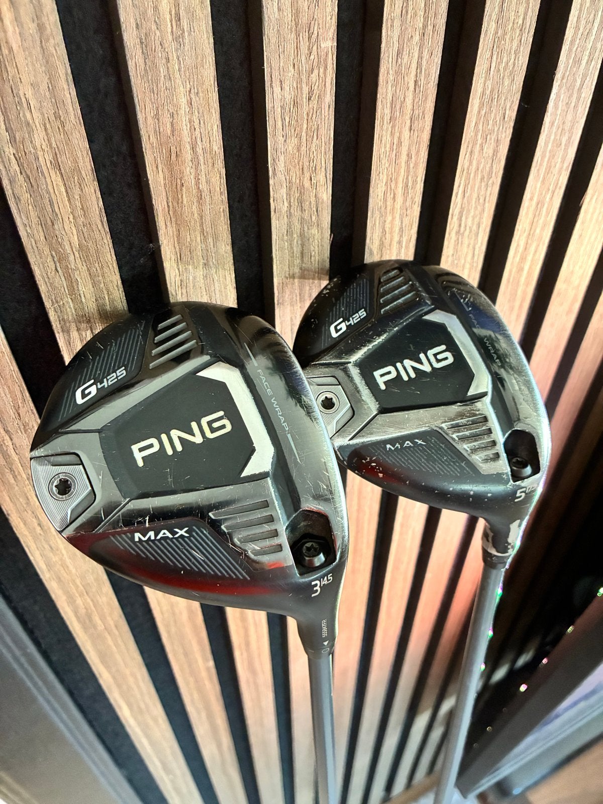 Ping G425 Max 3-wood en 5-wood golfclubs Fairway houten, Sport en Fitness, Golf, Ophalen of Verzenden, Gebruikt, Club, Ping