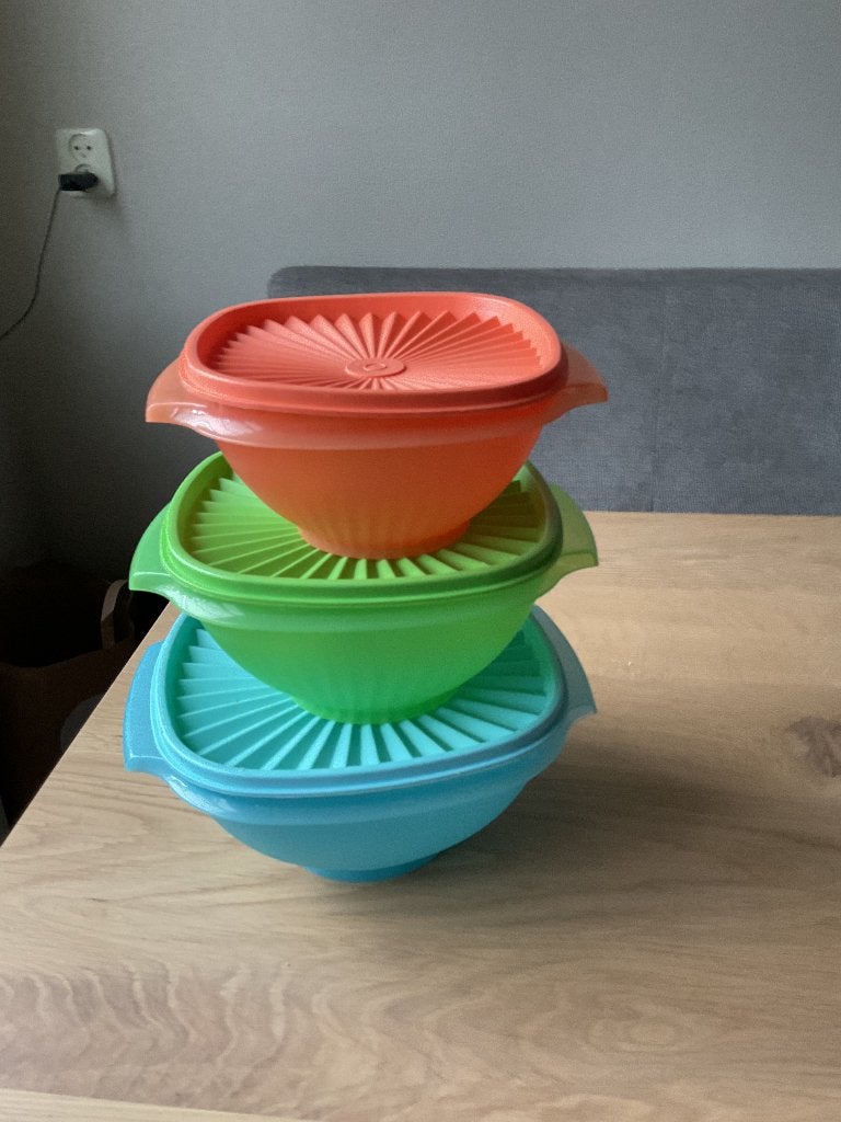 Tupperware set, Verzenden, Zo goed als nieuw, Groen, Schaal