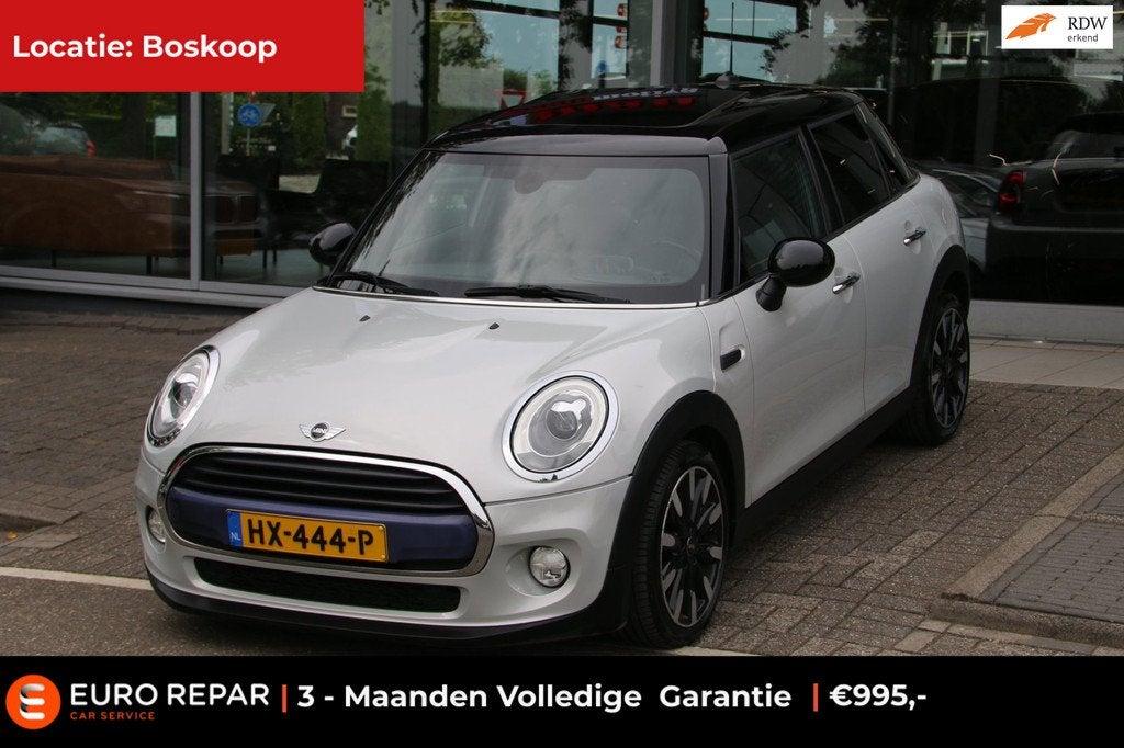 Mini 5-Deurs 1.5 Cooper Chili Business, Auto's, Mini, 136 pk, Gebruikt, Euro 6, Leder en Stof