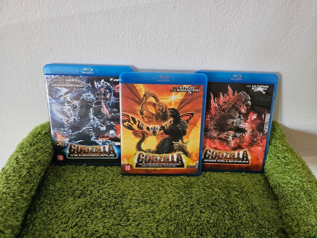 Godzilla 3 Zeldzame Millennium Era Films Blu-Ray, Ophalen of Verzenden, Zo goed als nieuw, Horror