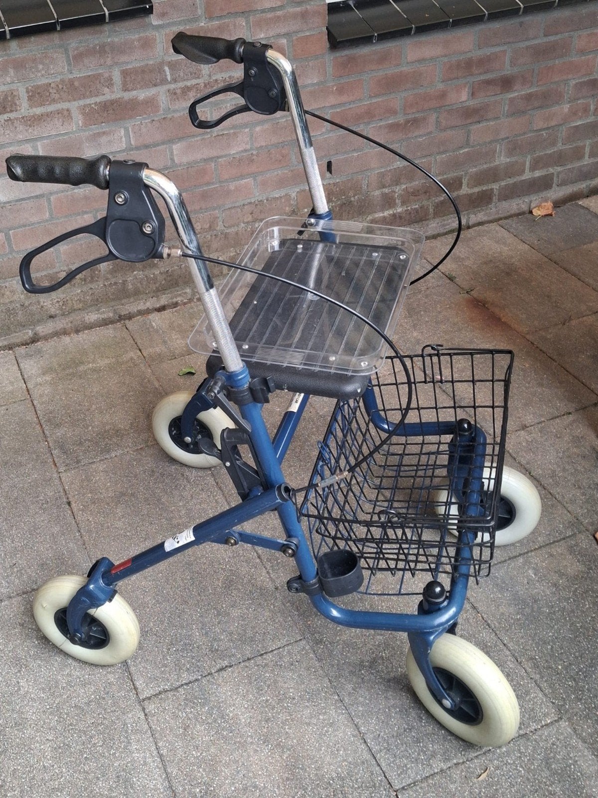 rollator, mandje endienblad zie beschrijving, Ophalen, Gebruikt