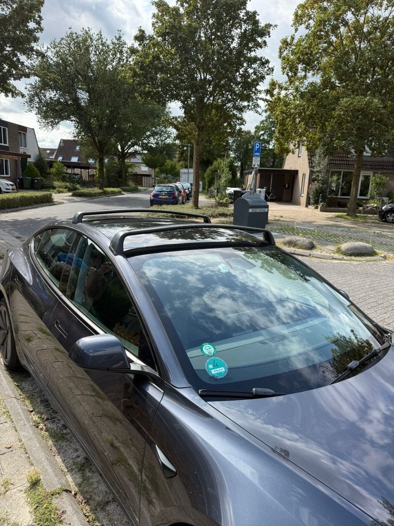 Tesla Model 3 originele dakdragers – €150, Ophalen, Gebruikt
