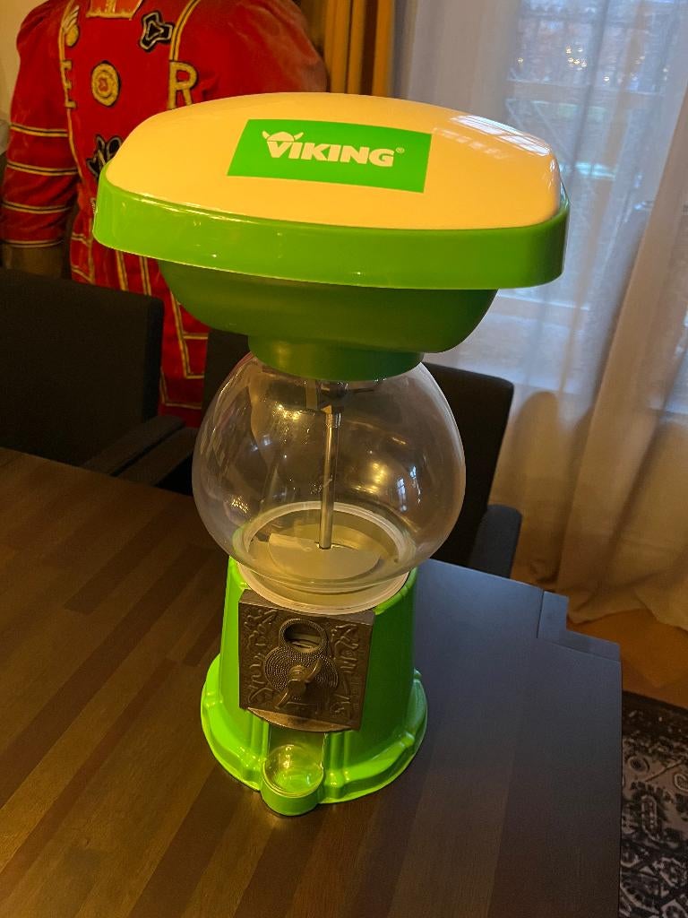 Kauwgum ballen pot met reclame, Ophalen of Verzenden, Gebruikt