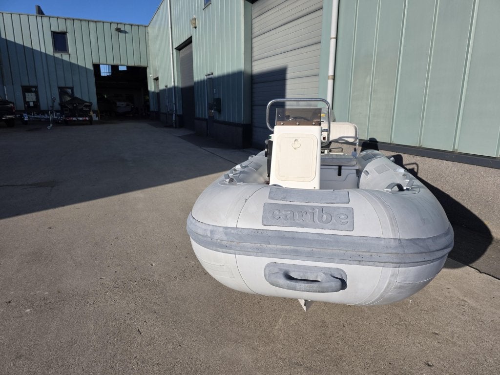 Caribe Rib rubberboot met 10pk Honda, Watersport en Boten, Rubberboten, Overige merken, Voorling, 140, Gebruikt, Bakker Boten