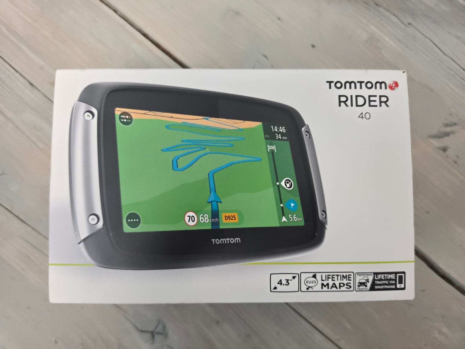 Tomtom Rider Motor Navigatie gratis kaartupdates West Europa, Ophalen of Verzenden