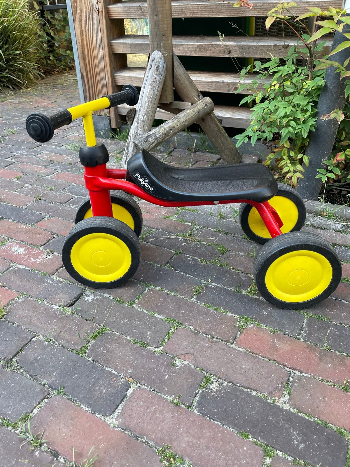 Puky Pukylino Loopfiets Rood/Geel - Zo goed als nieuw, Ophalen, Zo goed als nieuw, Loopfiets