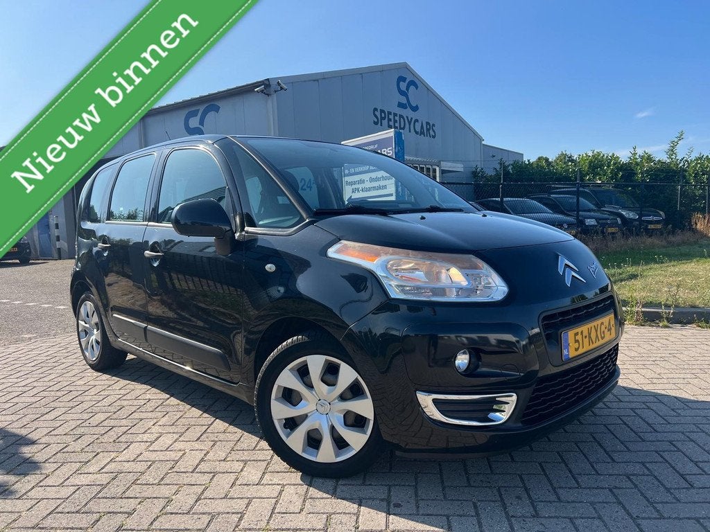Citroen C3 Picasso 1.6 VTi Aura 2010 Cruise Airco Trekhaak, Auto's, Citroën, Voorwielaandrijving, Euro 5, Stof, Gebruikt