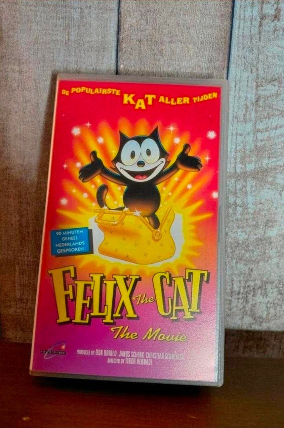 Felix the Cat the Movie videoband. Felix de kat Film.

Biede, Gebruikt, Tekenfilm, Alle leeftijden, Ophalen of Verzenden