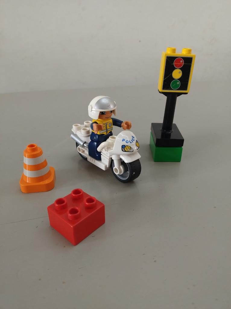 Lego Duplo politiemotor set 5679 uit 2011, Ophalen of Verzenden, Duplo