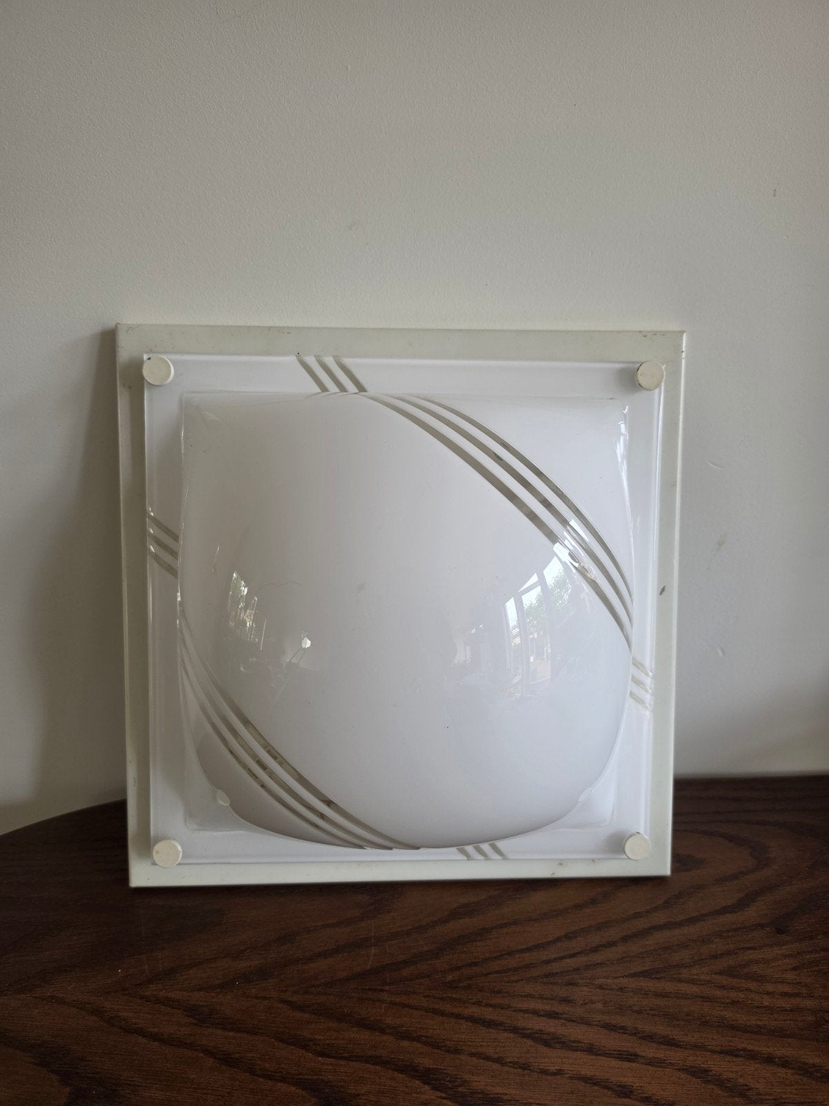 Vintage plafondlamp dijksta, Huis en Inrichting, Lampen | Plafondlampen, Ophalen of Verzenden, Zo goed als nieuw, Kunststof, Mid centry