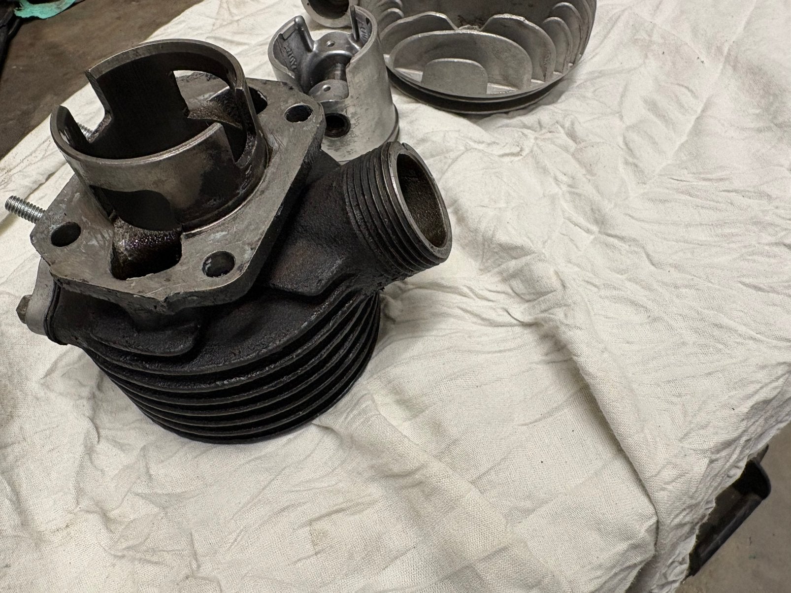 Sachs 50cc cilinder met nts cilinderkop, Ophalen of Verzenden, Gebruikt, Cilinder, Overige merken