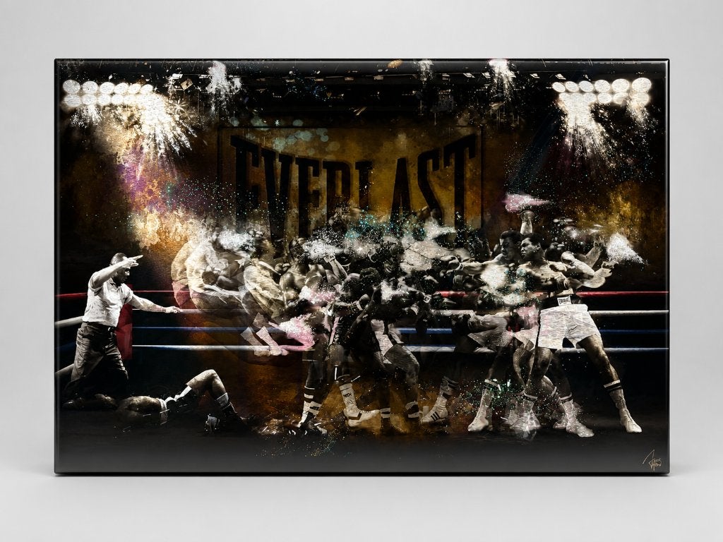 James Chiew Everlast Boksscene, Figuren, Kunststof, Ophalen of Verzenden, Print