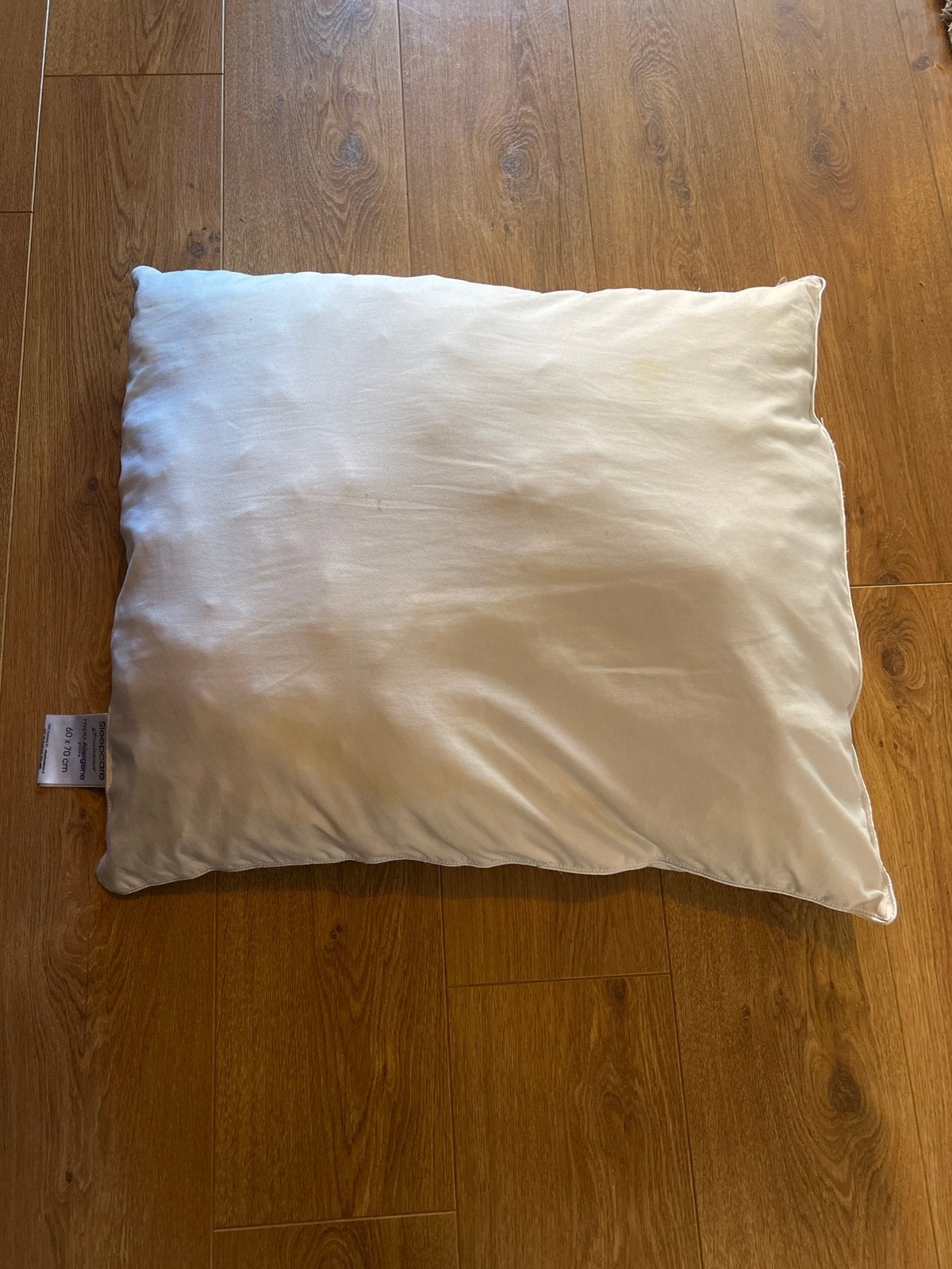 Sleepcare Hypo Allergene Kussen 60x70 cm, Anti-allergisch, Gebruikt, Eenpersoons, Wit