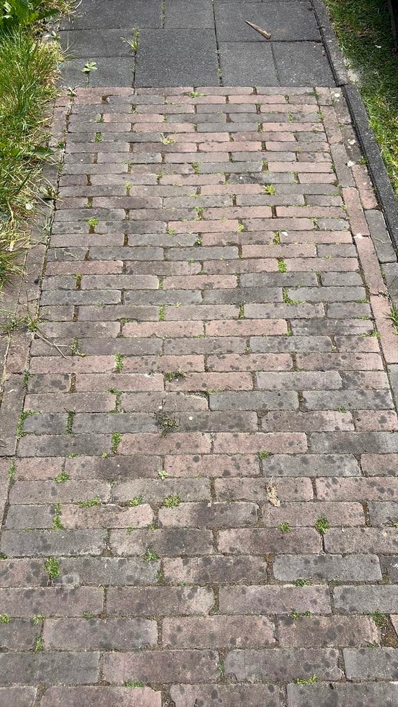 Gratis waaltjes ongeveer 15 m2, Ophalen, Gebruikt, Beton, Klinkers