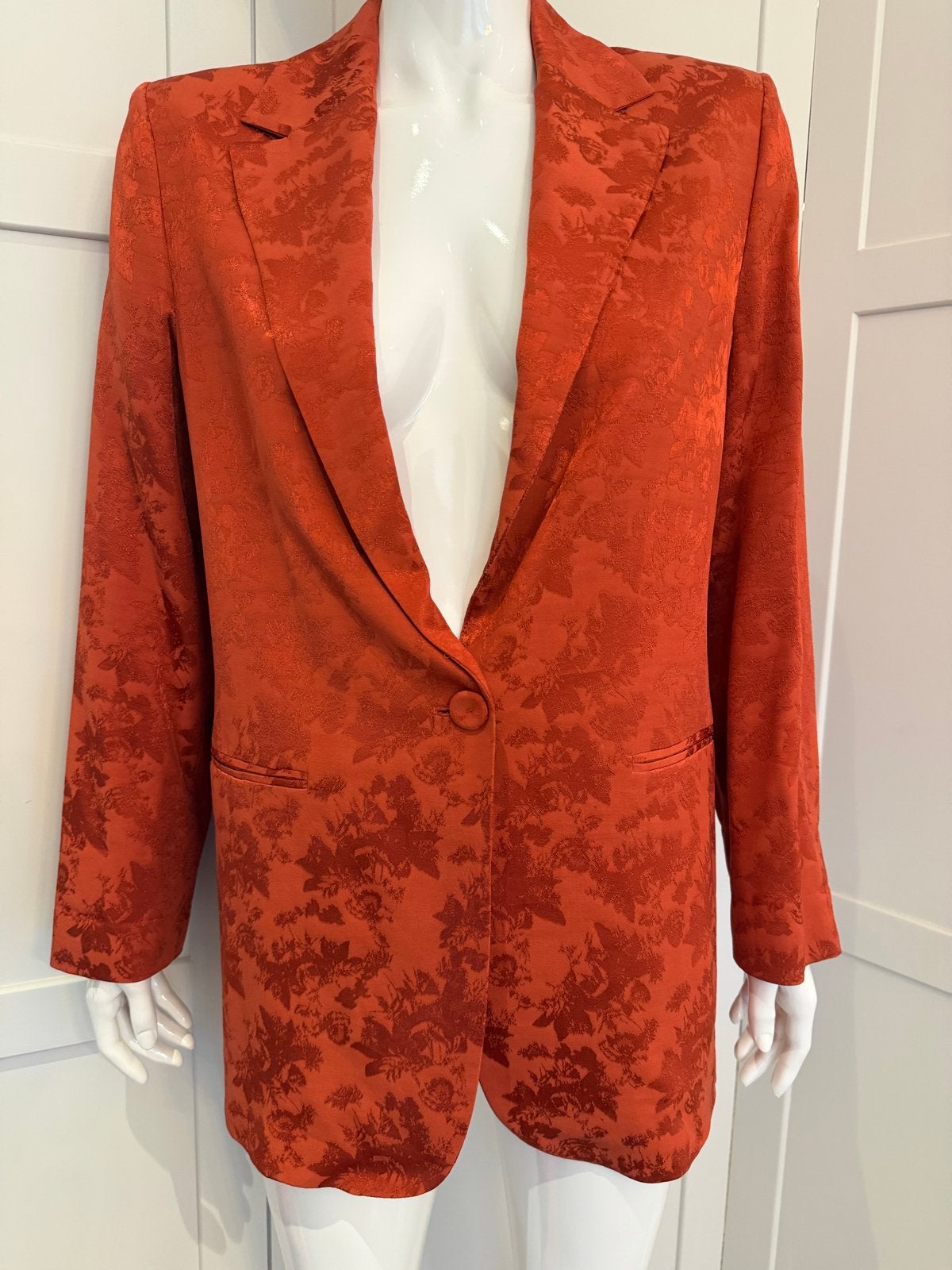 Nieuwe oranje blazer MNG, maat M, Maat 38/40 (M), Verzenden, Nieuw, Oranje