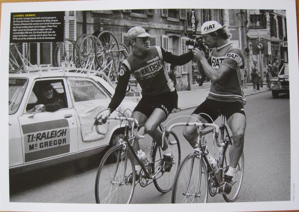 Groot formaat foto Tour de France - Gerrie Knetemann - 1978, Verzamelen, Ophalen of Verzenden, Nieuw, Overige sporten, Poster, Plaatje of Sticker