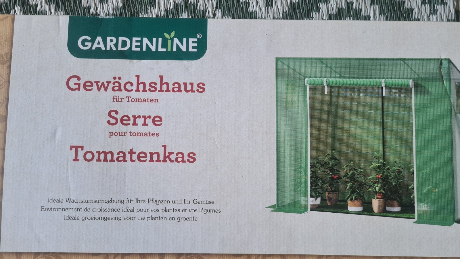 GARDENLINE Kweekkas voor Tomaten - Nieuw in doos, Ophalen of Verzenden