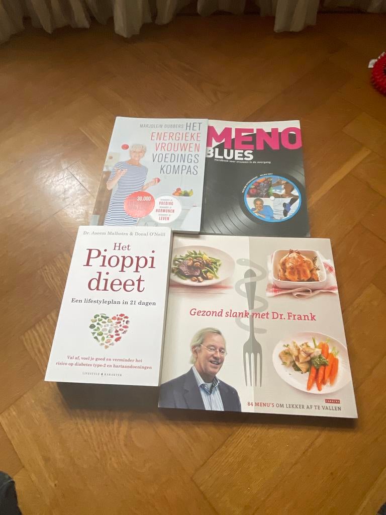 Boeken over dieet, voeding en gezondheid (4 stuks), Ophalen of Verzenden, Gelezen, Dieet en Voeding