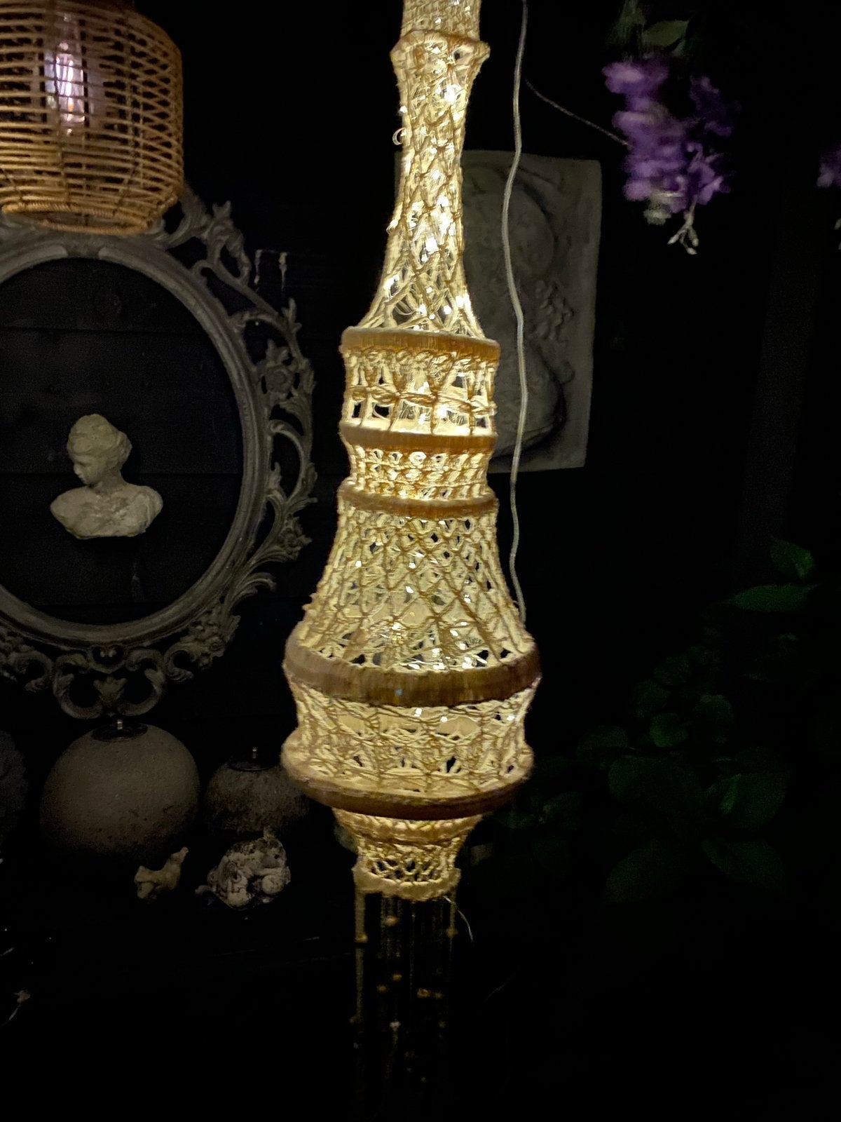 HandgemaakteSolar Lampionnen  gehaakte lampen tuindecoratie, Bohemian, Overige merken, Meerkleurig, Overige fittingen