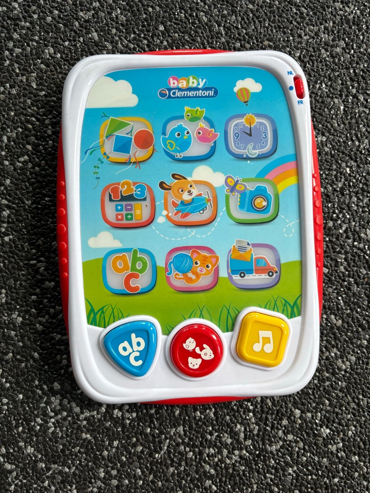 Baby Clementoni Educatieve Tablet - Zo goed als nieuw, Ophalen of Verzenden, Zo goed als nieuw, Overige typen, Met geluid