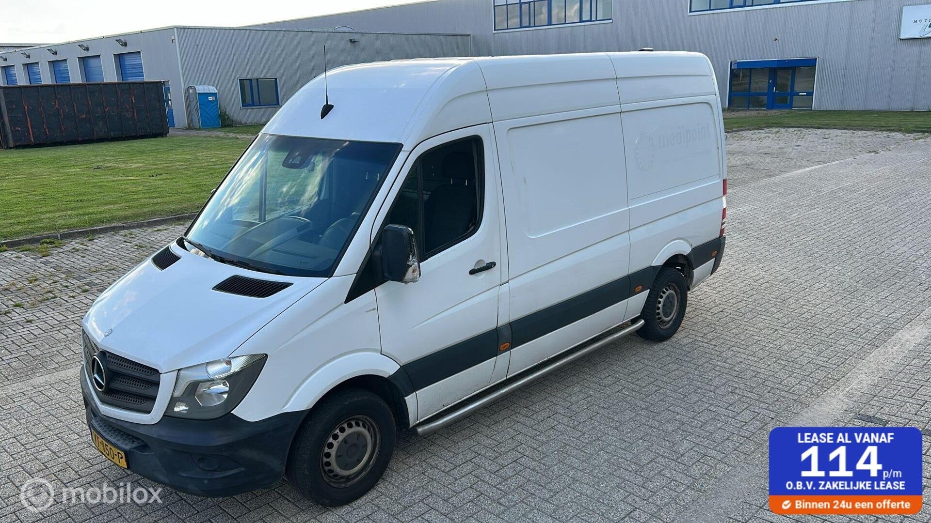 Mercedes Sprinter bestel 310 2.2 BlueTEC 366 L2 H2 Airco, Gebruikt, Euro 6, 2000 kg, Bedrijf