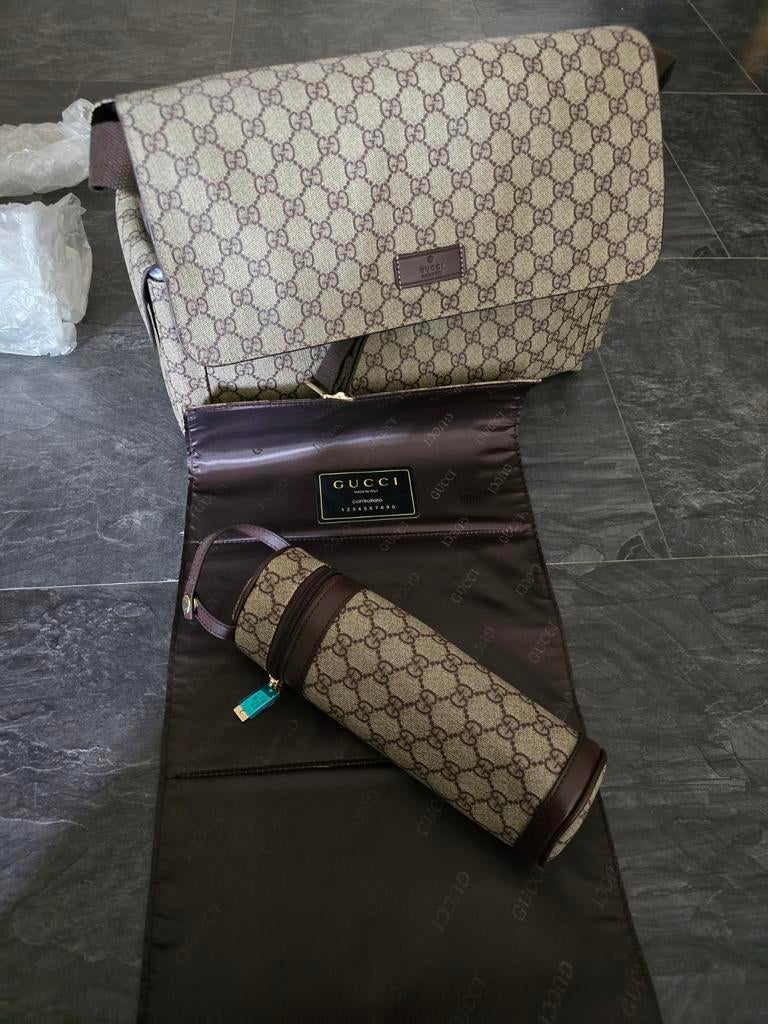 Gucci Luiertas Luier tas Baby tas Nieuw, Ophalen of Verzenden, Zwart